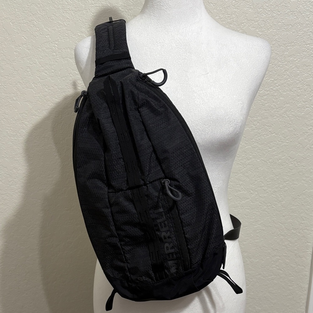 Merrell Black sling Bag for Men